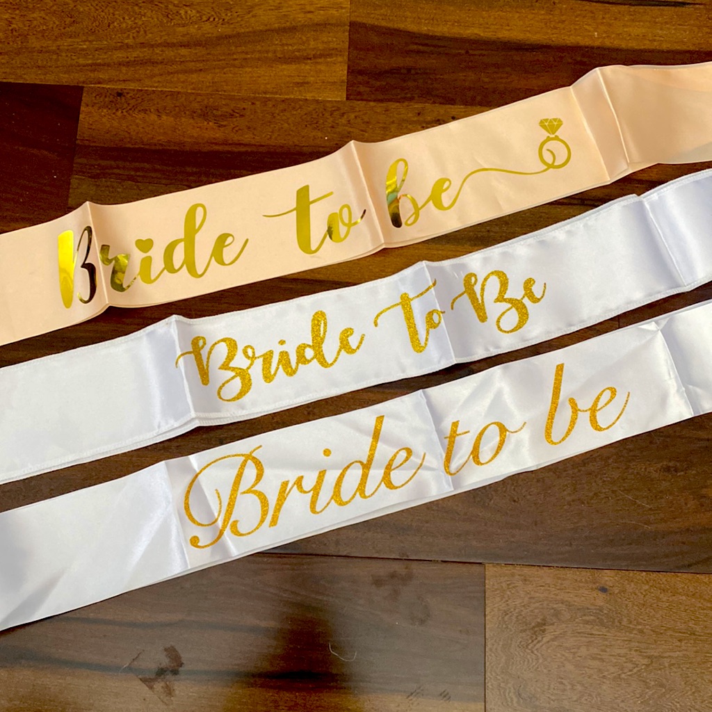 Bride Sashes